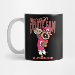 Funny Cute Doxie Dachshund Dog Football Mug